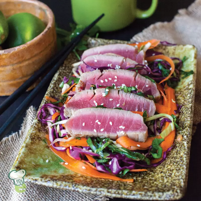 Heart Healthy Garlic Lime Tuna Steaks