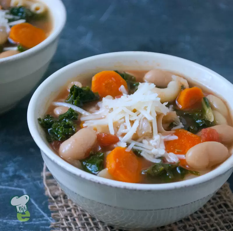 Heart-Healthy White Bean & Kale Soup | Low-Sodium