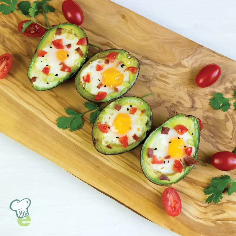 Heart Healthy Avocado Egg Nests