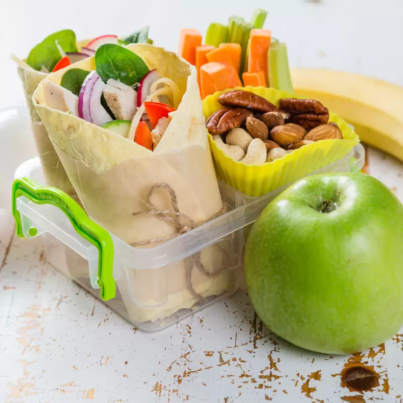 Heart Healthy Chicken Spinach Wrap