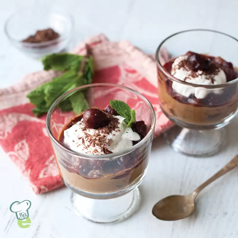 Heart Healthy Black Forest Trifle