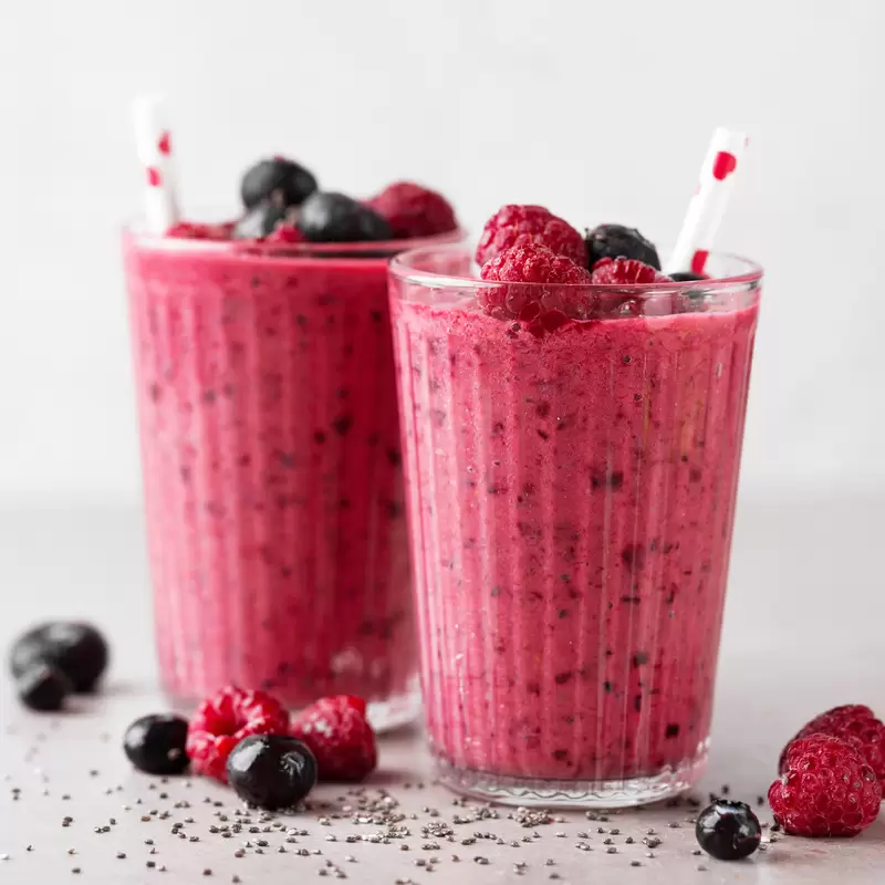 Heart-Healthy Mixed Berry Smoothie | Low Cholesterol