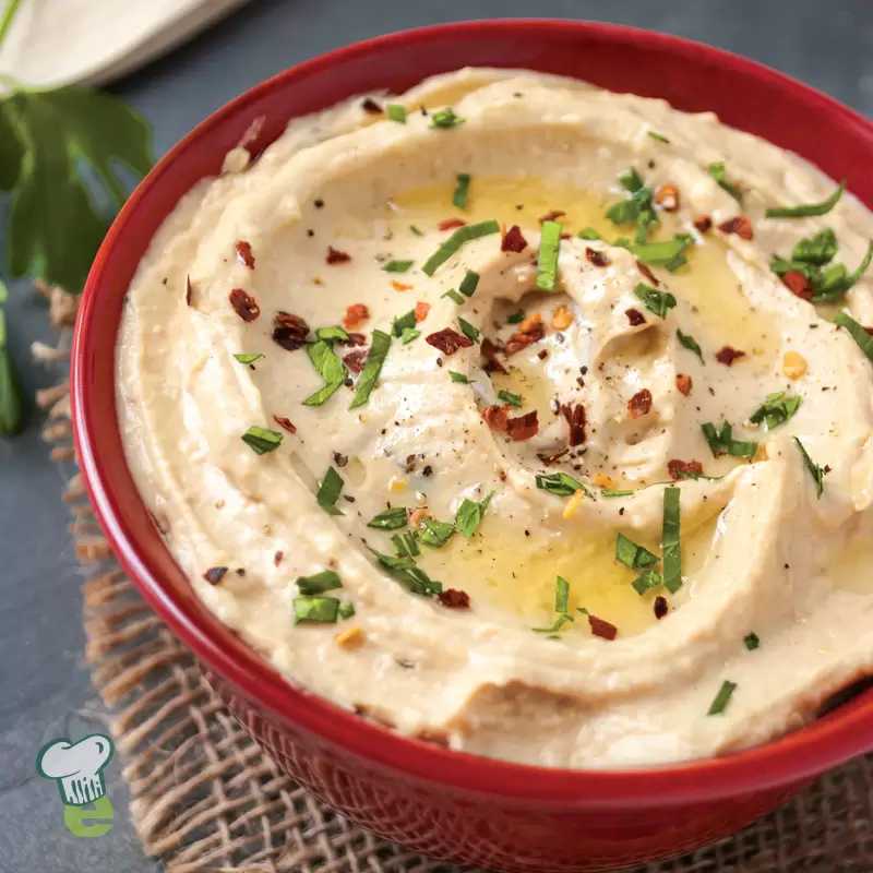 Heart Healthy Garlic Hummus