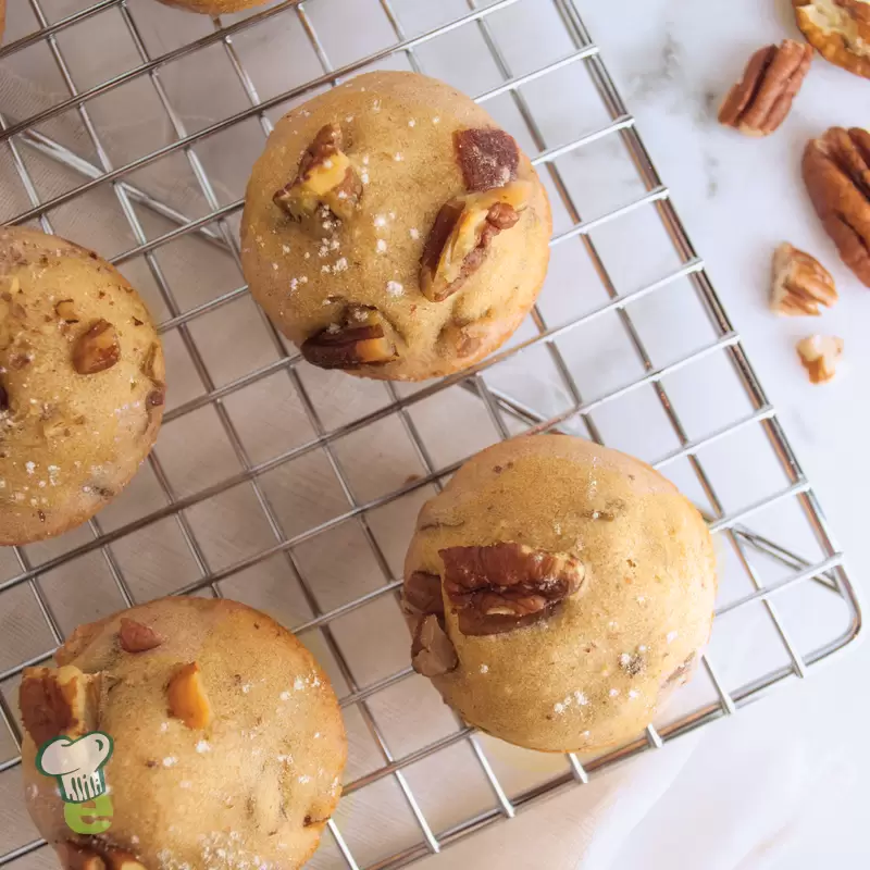 Heart Healthy Date Nut Muffins