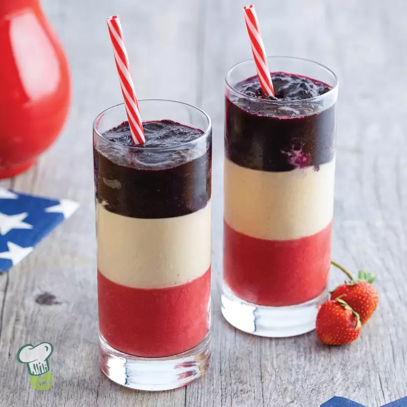 Heart Healthy Frozen Berry Mocktails