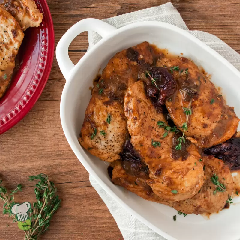 Healthy Chicken and Brandy | Low Sodium Recipe