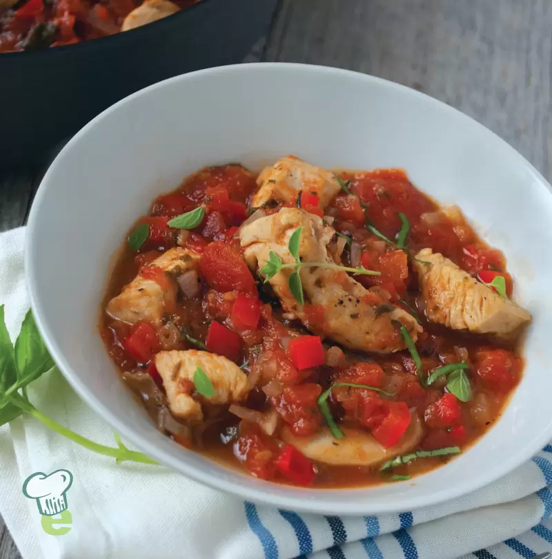 Heart Healthy Chicken Cacciatore | Low Calorie Recipe
