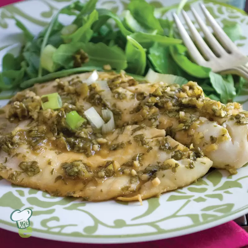 Heart Healthy Ginger Baked Tilapia