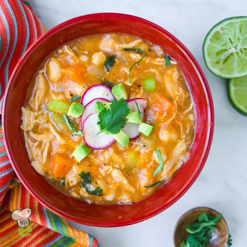 Healthy Chicken Pozole Recipe | Low Cholesterol & Gluten-Free