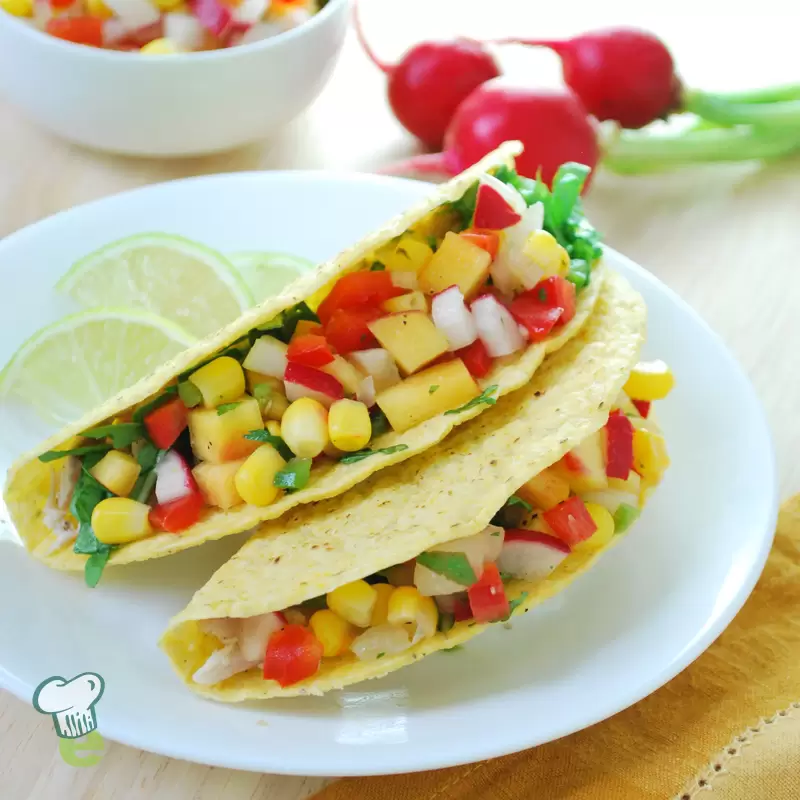 Heart Healthy Pork and Nectarine Tacos