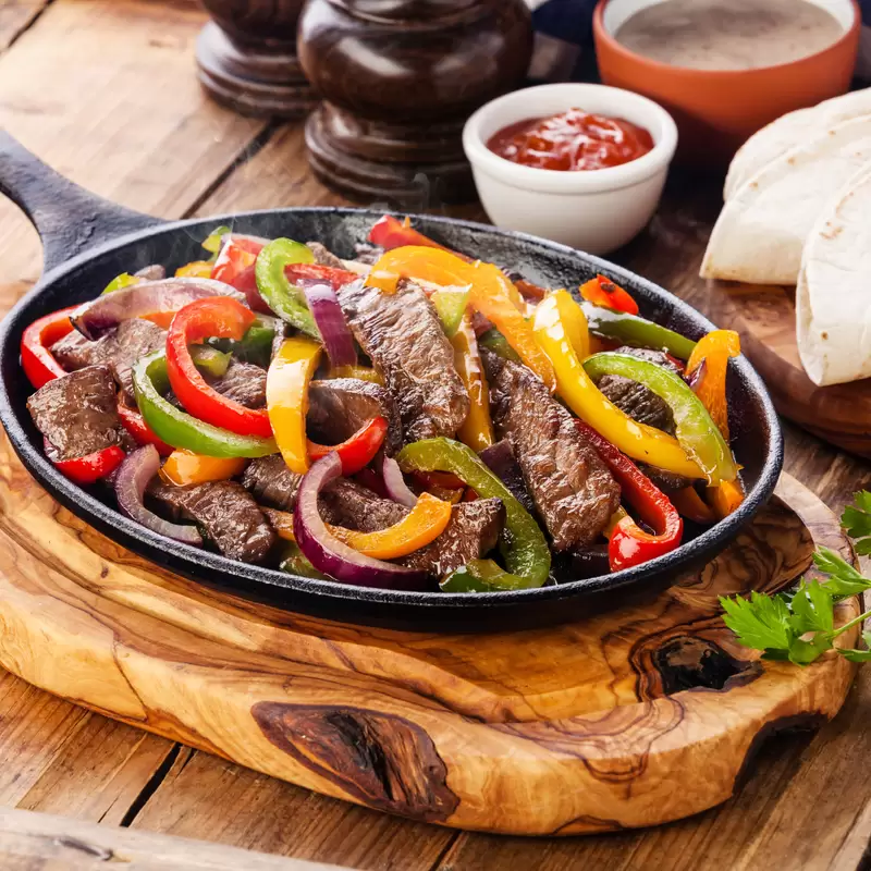 Heart Healthy Grilled Skirt Steak Fajitas