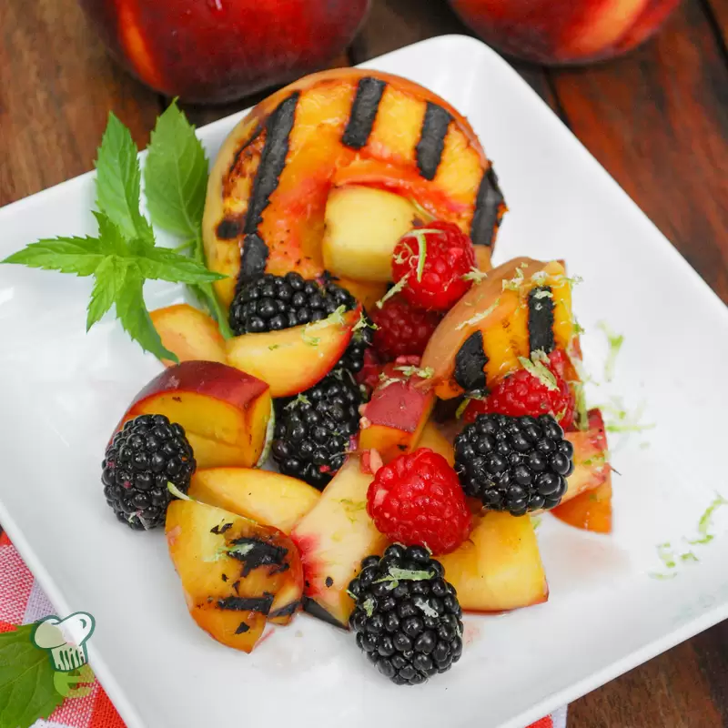 Heart Healthy Grilled Peach Salad