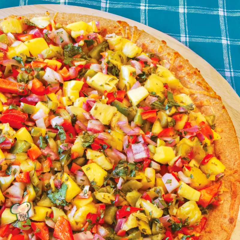 Heart Healthy Hawaiian Pizza