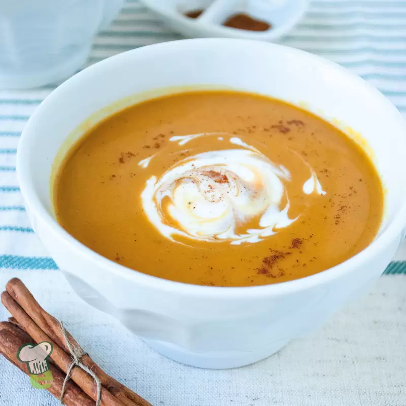 Heart-Healthy Sweet Potato Ginger Soup | Low-Sodium