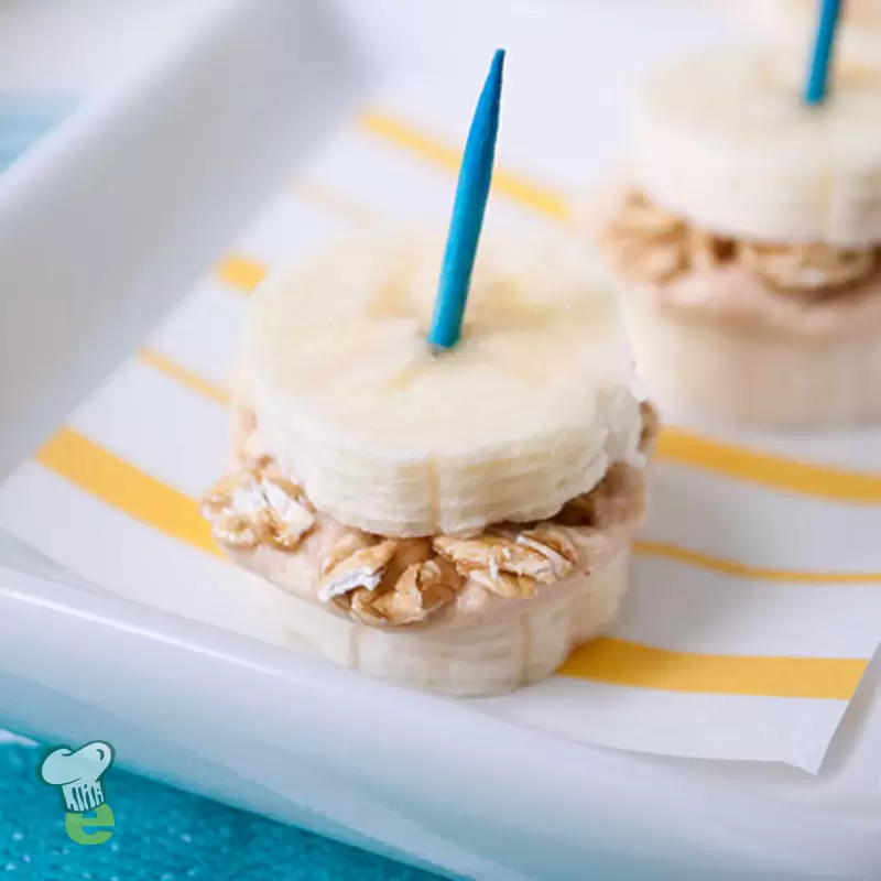 Heart Healthy Peanut Butter Banana Bites