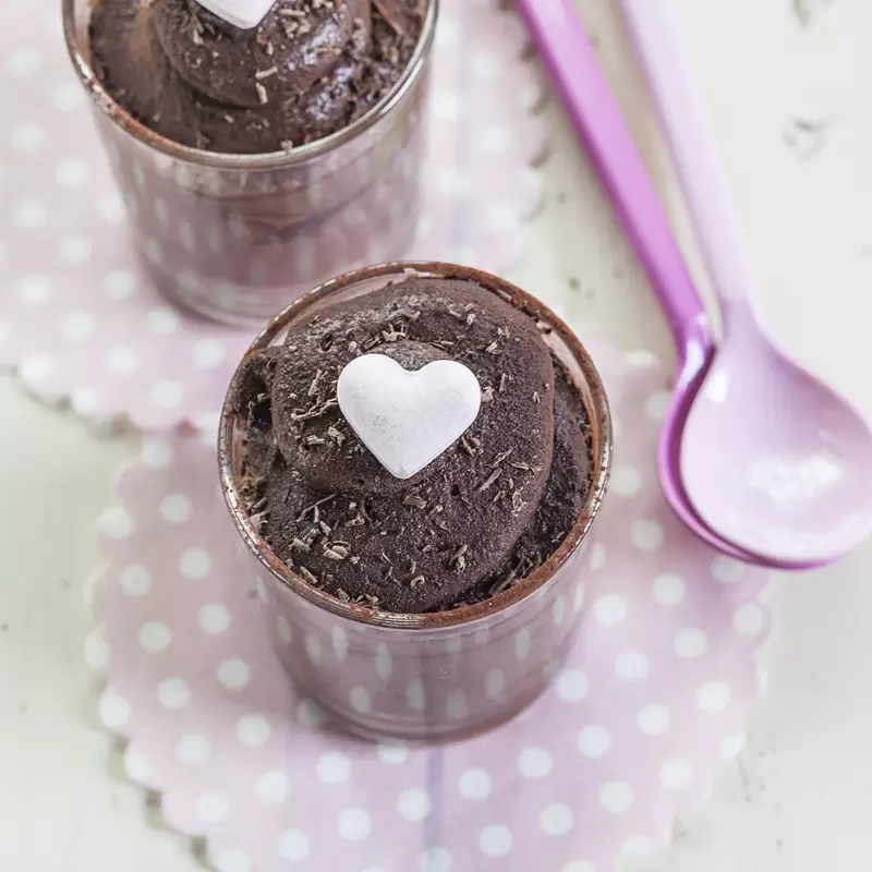 Heart Healthy Valentine Chocolate Mousse