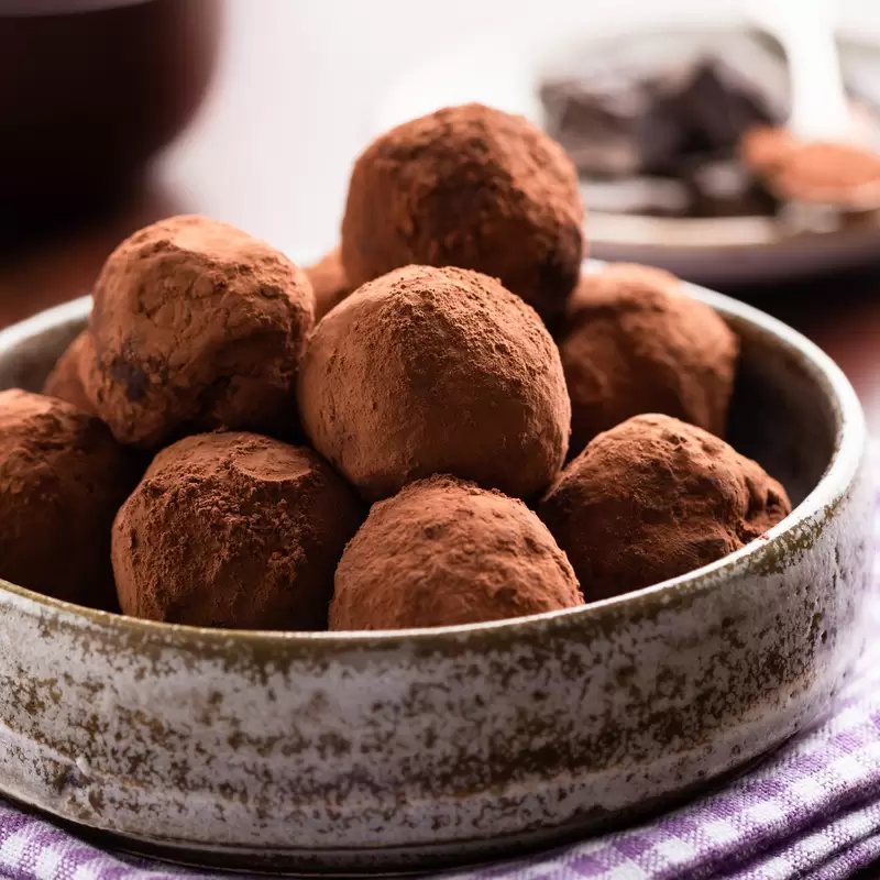 Heart Healthy Chocolate Peanut Butter Truffles
